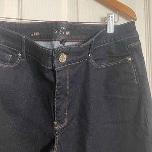 14 S  the slim jean  new dark blue